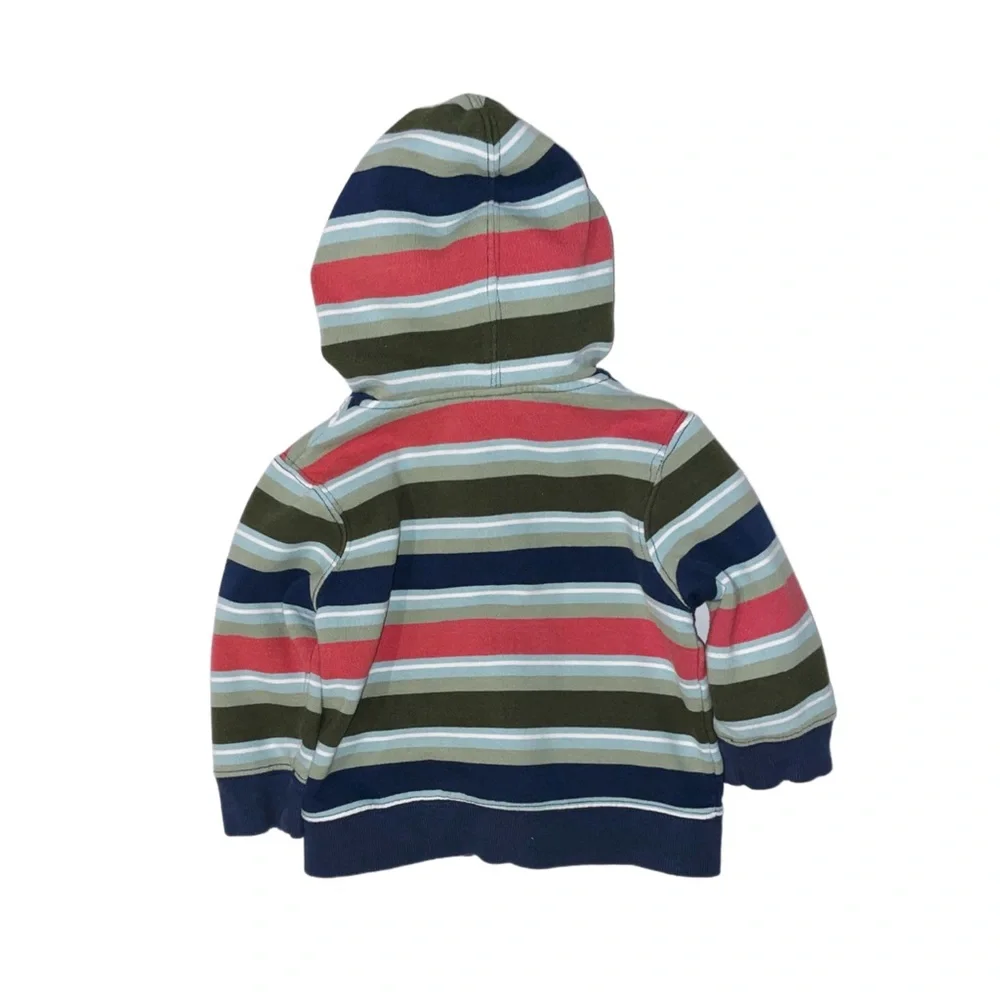 GYMBOREE Baby Boy Striped Full Zip Hoodie 12-24 Months